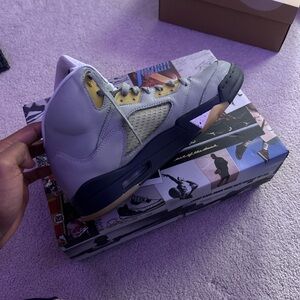 Green And Yellow Air Jordan 5